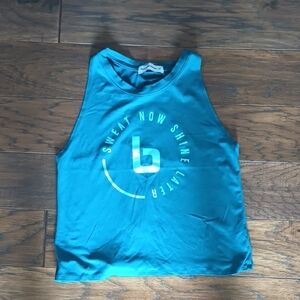 Teal Workout Tank Top